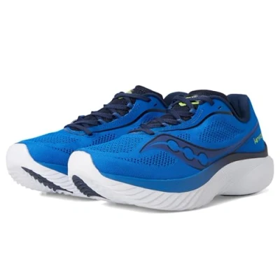 Afbeelding van Saucony Kinvara 15 Hardloopschoenen voor op de weg, Heren, Maat: 44.5, Skydiver/navy Textiel/ synthetisch