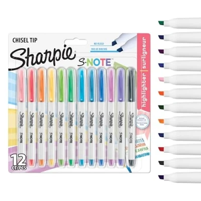 Image de Blister de 12 marqueurs Sharpie S Note