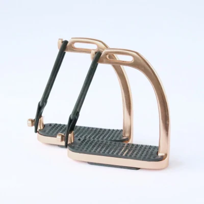 Image de HB Shine Rose Gold Safety Stirrups