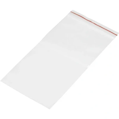 Afbeelding van Hersluitbare zak met etiketstrook (b x h) 120 mm 170 Transparant Polyethyleen
