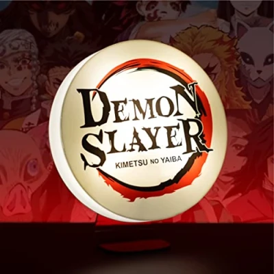 Afbeelding van Demon Slayer Logo lamp, decoratieve lamp op standaard of muur