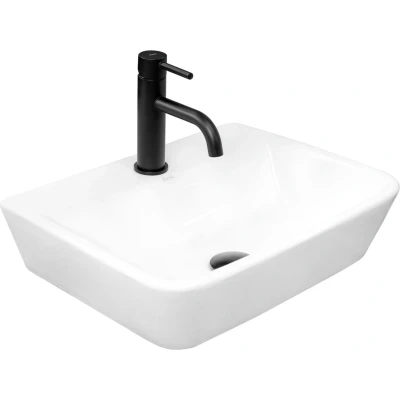 Afbeelding van REA Remi Opzetwastafel Waskom 36 x 45.5 12 cm Glans Wit