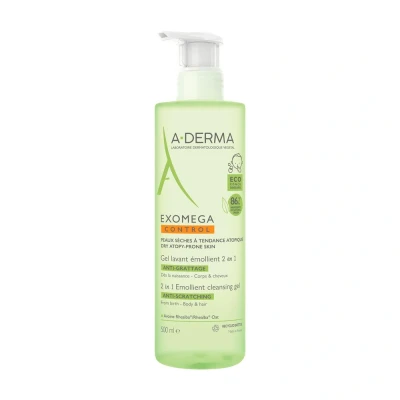 Afbeelding van Exomega Control Gel Lavant Émollient 2in1 500 ml