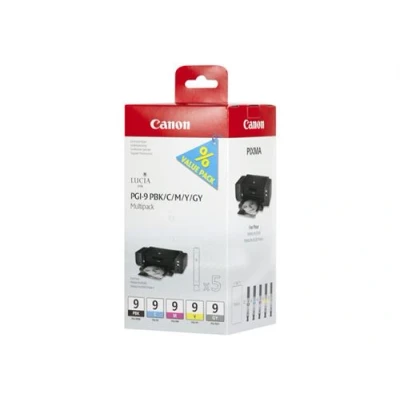 Afbeelding van Canon 1034B013 inktcartridge 5 stuk(s) Origineel Normaal rendement Cyaan, Grijs, Magenta, Foto zwart, Geel