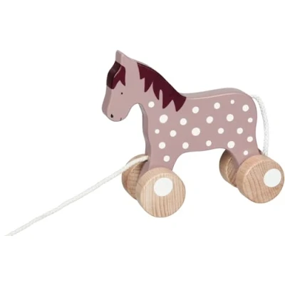 Afbeelding van Goki Pull along animal horse, Lifestyle mallow 15