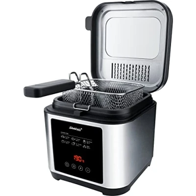 Afbeelding van Steba DF150 Frituurpan 2,5 liter 1200 Watt 800 gram timer XXL kijkvenster Anti reukfilter