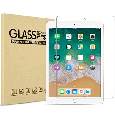 Afbeelding van ProCase 1 x 9H gehard glas displaybeschermfolie voor iPad 9,7 inch (6e en 5e generatie, 2018/2017) Pro 9.7 / Air 2 Air,