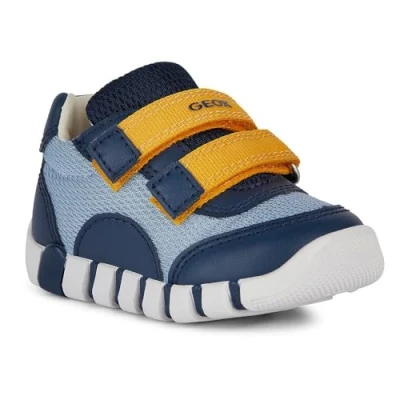 Afbeelding van Geox B Iupidoo Babyschoenen voor kinderen, Maat: 23, Ocean navy Kunststof/ textiel