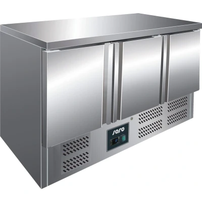 Afbeelding van Gekoelde werkbank Vivia S903 s/s Top 3 deurs (H)88,5x(B)136,5x(D)70