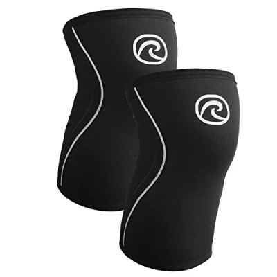 Afbeelding van Rehband Kniebrace Bodybuilding Sport voor Cross Fit &amp; Zware Workous, 5 mm Neopreen Kniebeschermer, Verkrijgbaar in Verschillende Kleuren en Maten Uniseks, Kleur: Zwart, 1 Paar, Maat: L