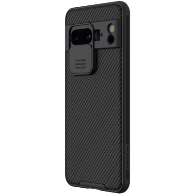 Afbeelding van Nillkin CamShield Hoesje voor de Google Pixel 8 Pro Back Cover met Camera Slider Zwart