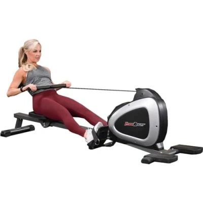 Afbeelding van Fitness Reality 1000 Plus Bluetooth roeimachine met magnetische weerstand, optionele full body oefeningen en gratis app