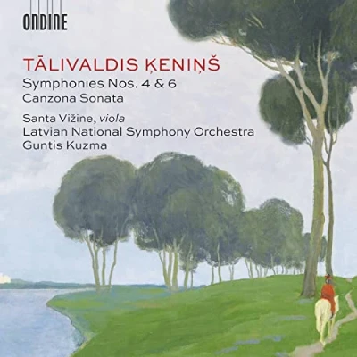 Afbeelding van Santa Vizine, Latvian National Symphony Orchestra Kenins: Symphonies Nos. 4 &amp; 6 Canzona Sonata (CD)
