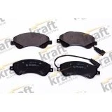 Afbeelding van KRAFT 6002307 Remblokkenset Vooras Incl. slijtage waarschuwingscontact FORD: Transit Mk6 Van