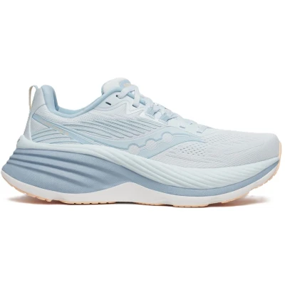 Afbeelding van Saucony Hurricane 24 Hardloopschoenen voor op de weg, Dames, Maat: 43, Ice melt Textiel/ synthetisch