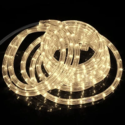 Afbeelding van Forever Speed led lichtslang, 8 m, lichtbuizen voor binnen en buiten, tuin, Kerstmis, bruiloft, feest, woonkamer, slang, IP65, warm wit