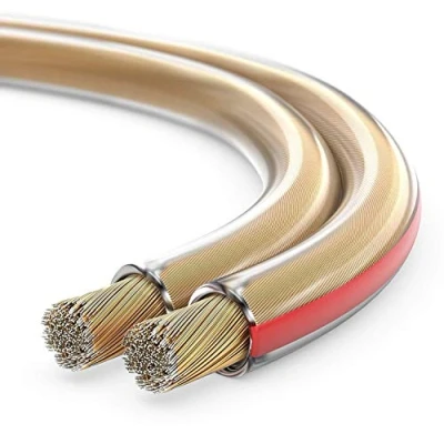Afbeelding van Sonero 25 meter 2 x 2,50 mm² CCA luidsprekerkabel/luidsprekerkabel, kleur: transparant