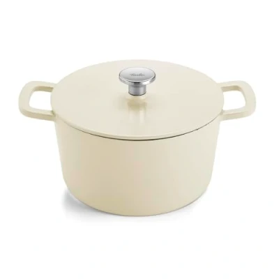 Afbeelding van Fissler Moments Kookpot Gietijzer Ivory White 24cm