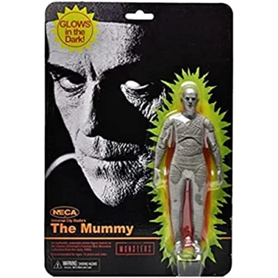 Afbeelding van Universal Monsters Retro Glow in The Dark Action Figure Mummy 18 cm