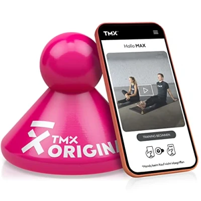 Afbeelding van TMX Trigger Original, Triggerpoint Drukknop 7x7x6cm 100% beukenhout Roze Drukpunten Massage tool voor grote spiergroepen Verlicht spierpijn en bevordert de doorbloeding Spierstimulator
