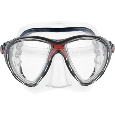 Image de Masque Big Eyes Evolution Clear Couleur Clear/Rouge