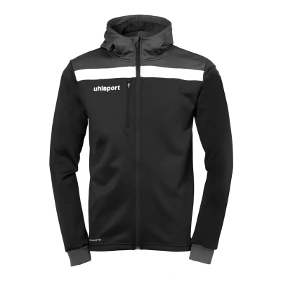 Afbeelding van uhlsport Sweater met rits voor kinderen, Maat: 116, Schwarz/anthra/weiß