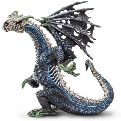 Afbeelding van Safari Speelfiguur Ghost Dragon Junior 9 X 13 Cm Zwart