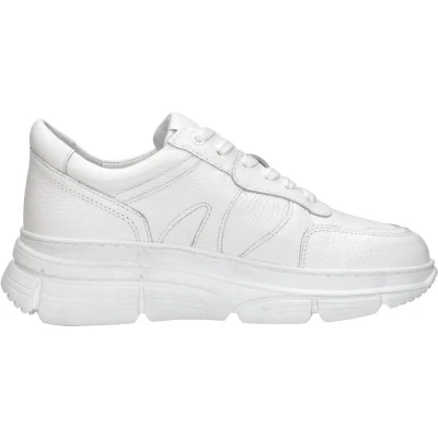 Afbeelding van SUB55 Sneakers laag, Dames, Maat: 44, Wit Leer