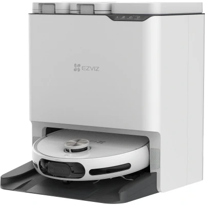 Afbeelding van Ezviz RS20 Max Robotstofzuiger met Dweilfunctie, 13.000Pa Zuigkracht, Automatische Leeg &amp; Reinigingsstation, AI Obstakelvermijding Compatibel Google Assistant Alexa