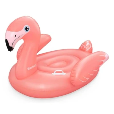 Afbeelding van Bestway Opblaasbare Flamingo met Handvatten 138x107 cm +3 Jaar Strand en Zwembad 41525