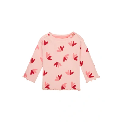 Image de Longsleeve Minco Hearts pattern Pink 80