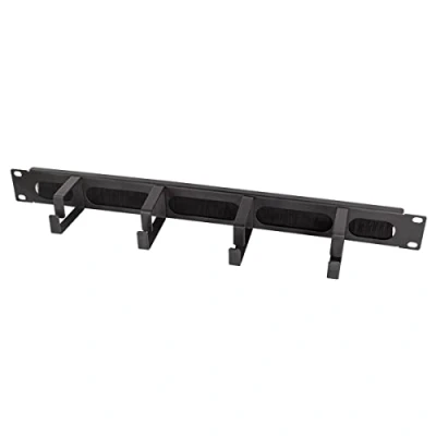 Afbeelding van LogiLink OR106B, Paneel voor kabelbeheer, Zwart, Staal, 1U, 80 mm, 4825 mm