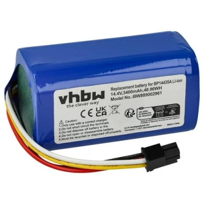 Afbeelding van vhbw 1 x batterij compatibel met Eureka I5 Home Cleaner (3400 mAh, 14,4 V, Li Ion)