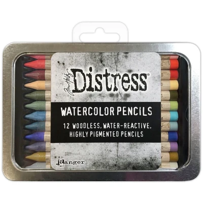 Afbeelding van Ranger Tim Holtz Distress Watercolor Pencils 12 st Kit #6 TDH83603 (02 24)