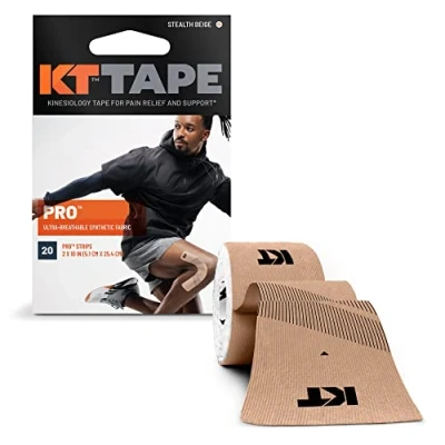 Afbeelding van KT Tape Pro Strips Beige Rol 20 stuks
