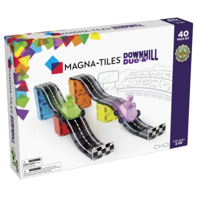 Afbeelding van Magna tiles magnetische autobaan downhill duo 40st