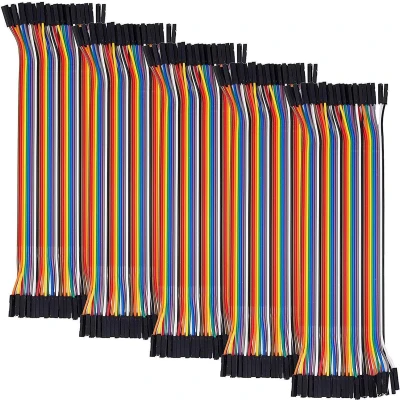Afbeelding van AZDelivery 5 x Jumper Draadkabel 40 stuks per 20 cm F2F Vrouwelijk naar compatibel met Arduino en Raspberry Pi Inclusief E Book!