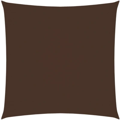 Afbeelding van Zonnescherm vierkant 6x6 m oxford stof bruin