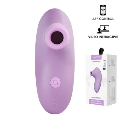 Afbeelding van Svakom Lite NEO Lila luchtdruk vibrator met APP GRATIS TOY bij iedere bestelling v.a. 40,