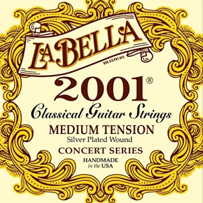 Afbeelding van Labella 2001M Classic Medium Tension standaard nylon snarenset
