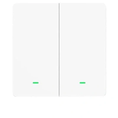 Afbeelding van Gosund Flip V dubbele smart inbouw schakelaar 230V, Alexa and Google Home compatible