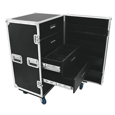 Afbeelding van Roadinger flightcase met lades op wielen TSF 1