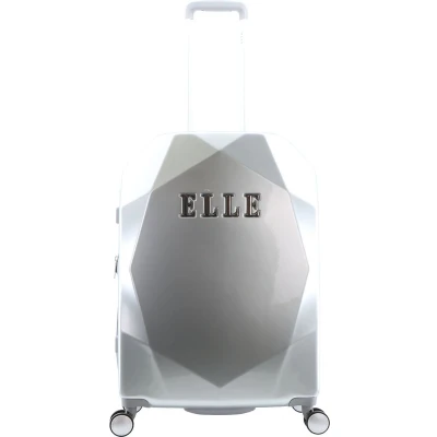 Afbeelding van ELLE Kofferset 3 Delig Reiskoffer Set Harde Trolleyset Diamond Zilver