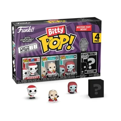 Image de Pack 4 figurines Bitty Pop The Nightmare before Christmas Santa Jack