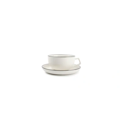 Afbeelding van Salt &amp; Pepper Kop en schotel Studio Base 22cl