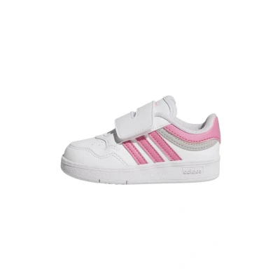 Afbeelding van adidas HOOPS 4.0 SHOES schoenen, uniseks, baby, Ftwr Wit/Roze Fusion/Grijs Twee, 25 EU