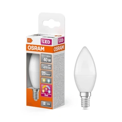 Afbeelding van OSRAM LED Relax/Active/Sleep kaars E14 4,9W mat 827/840