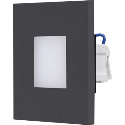Afbeelding van EVN LQ41802A Lichttechnik LED wandinbouwlamp vast ingebouwd 1.8 W Antraciet