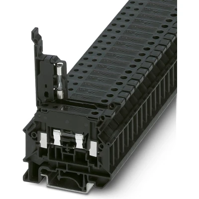 Afbeelding van Phoenix Contact UK 5 HESI N 3000539 Zekering serieklem Aantal polen: 2 0.2 mm² 4 Zwart 50 stuk(s)