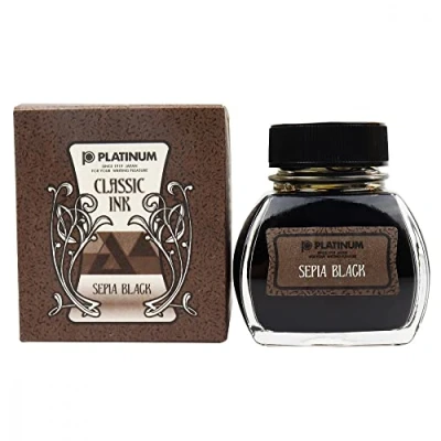 Afbeelding van Platinum Inktpot Dyestuff Classic Sepia Black Gratis graveren